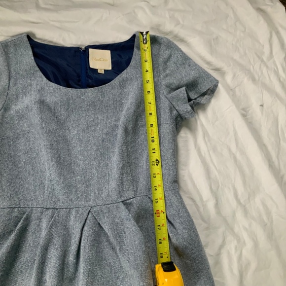Modcloth Blue-Gray Dress - Picture 5 of 10